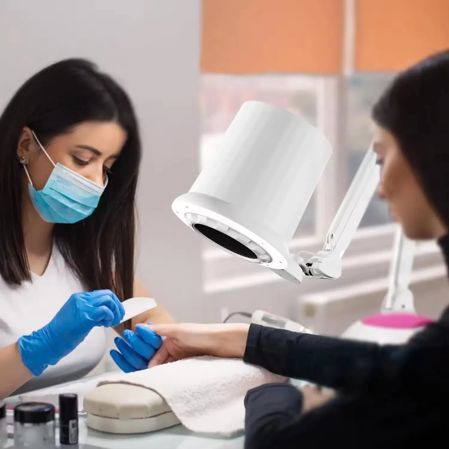 Powerful Strong Suction Nail Dust Collector Low Noise Nail Vacuum Cleaner