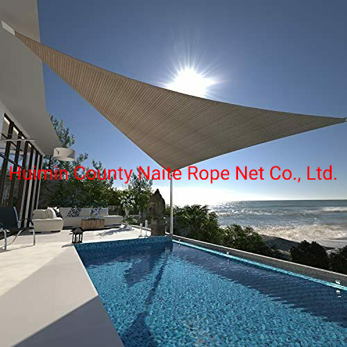 Customized LDPE Coated HDPE Sun Shade Sail Awning Fabric Cloth Screen Fence UV Block Commercial Grade for Privacy Backyard Camp Playground