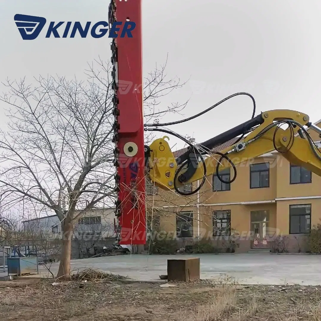 Kinger Factory Directly Sale Hedge Trimmer with Imported Sharp Cutting Blade for Excavator with CE ISO Approval