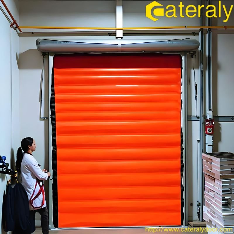 High Speed PVC Rapid Rolling Shutter Insulation Door for Cold Room Cold Storage Door PVC Roll up High Speed Door
