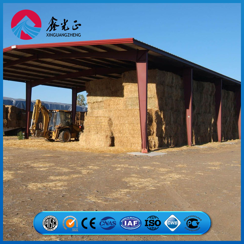 High-Rigidity Steel Roof Support Frame Chicken Prefab Metal Farming Equipment Steel Structure Sheep/Goat/Pig/Hog/Cattle/Cow/Poultry House/Shed