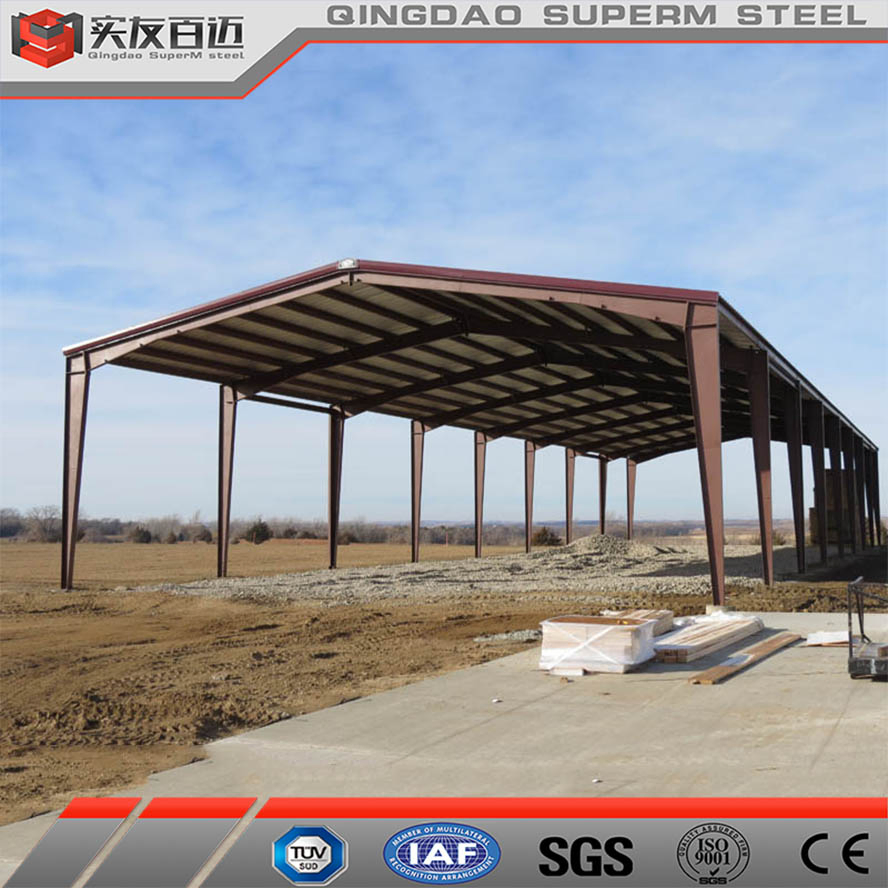 Prefabricated Steel Structure Warehouse Metal Frame Shed Building Construction