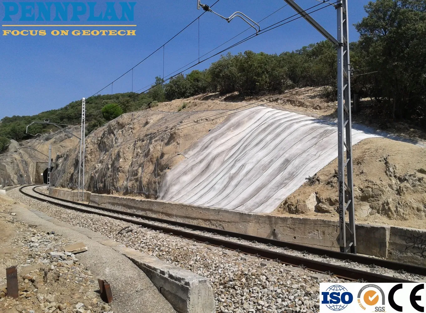 Geosynthetic Cementitious Composite Mats Flexible Cement Canvas Roll Concrete Blanket Price