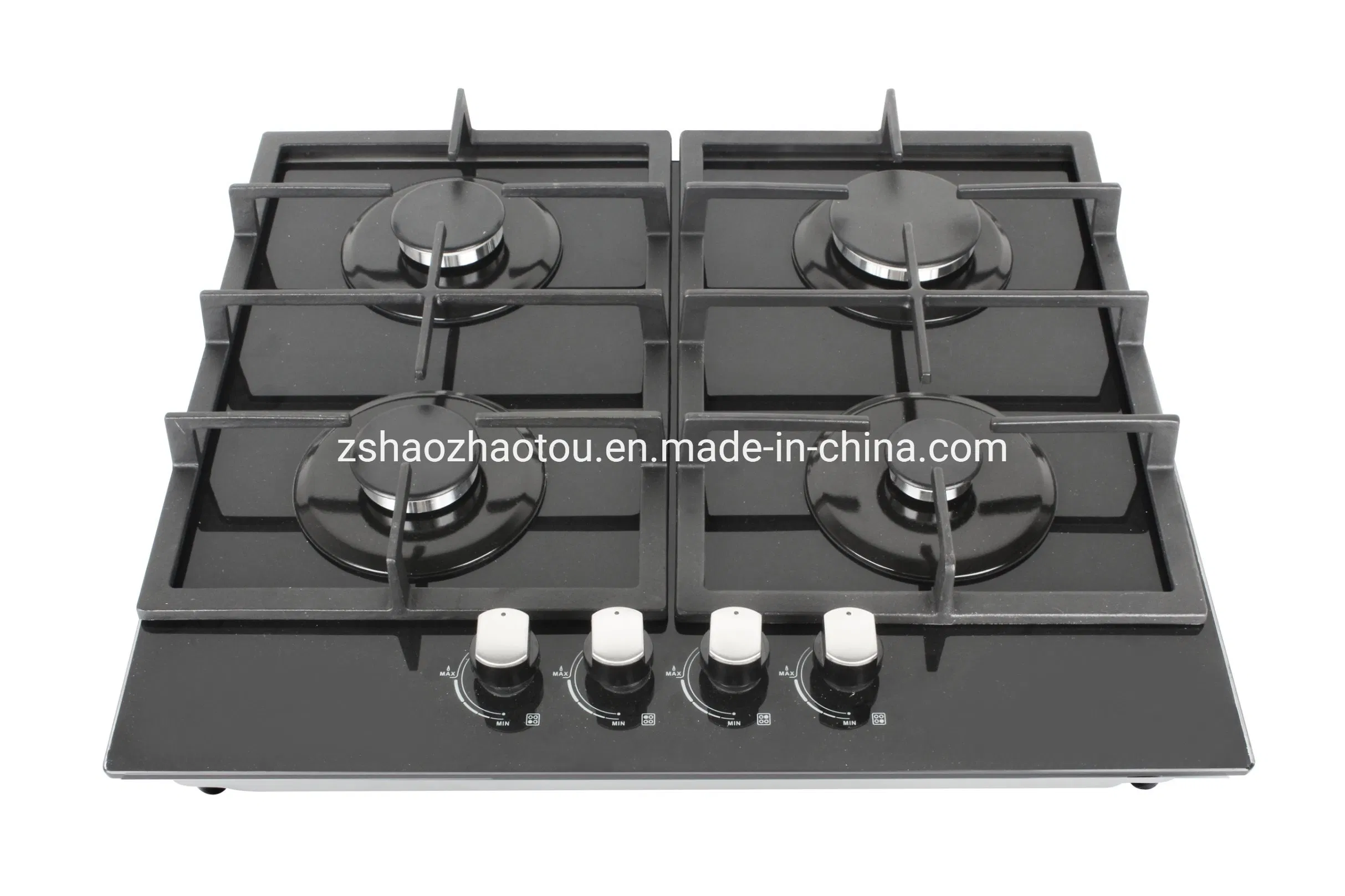 600mm Enamel Tabletop Gas Stove/ 4 Burners Glass Built in Gas Stove