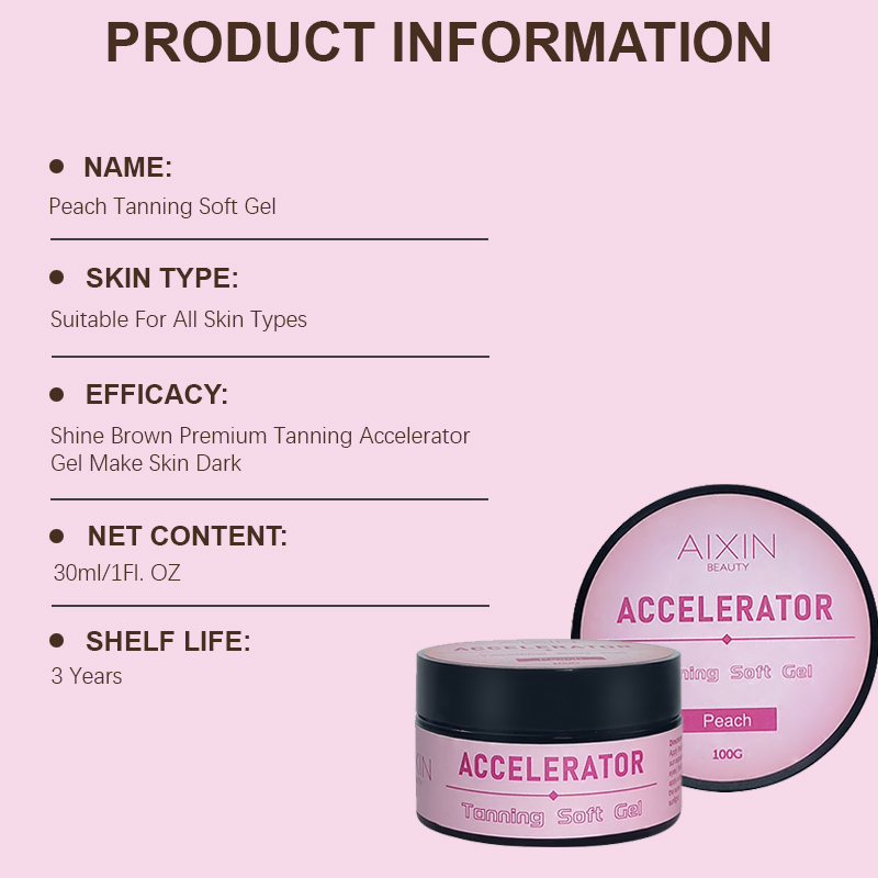Beauty Cosmetics Skin Care Create a Natural Summer Tan Peach Tanning Gel