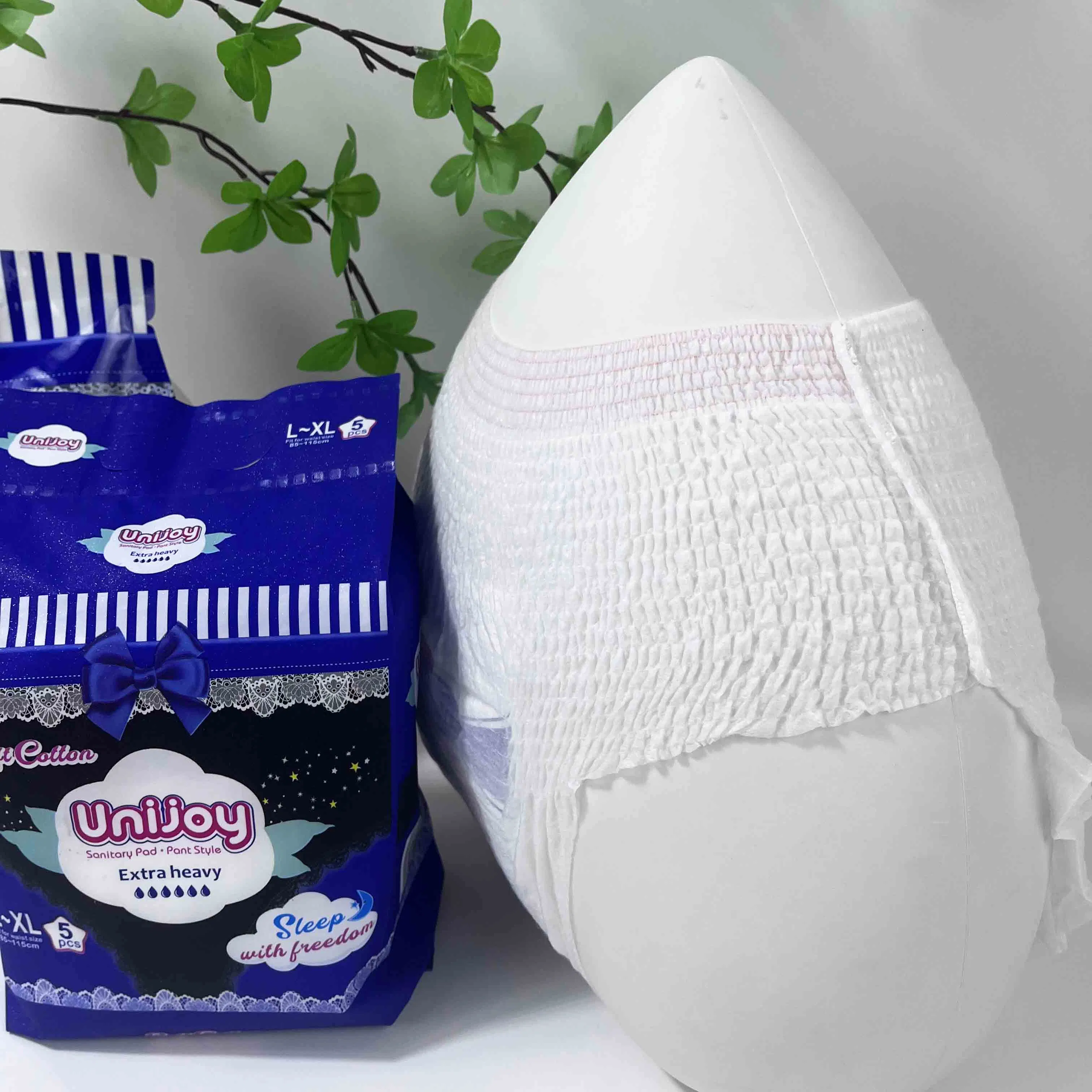 Disposable Underwear Pants Sanitary Napkin for Night Use