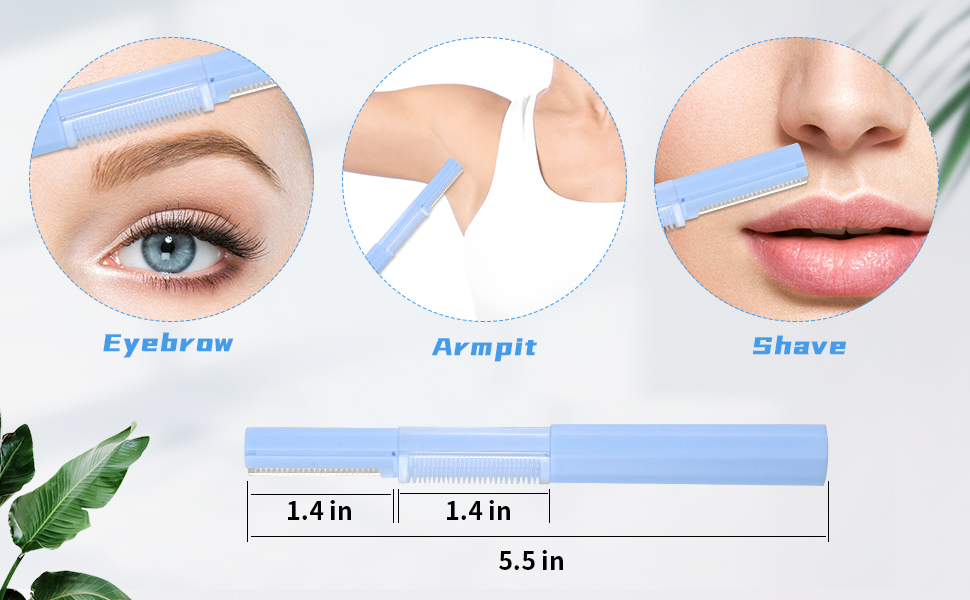 Women's Precision Facial Hair Remover and Eyebrow Shaver