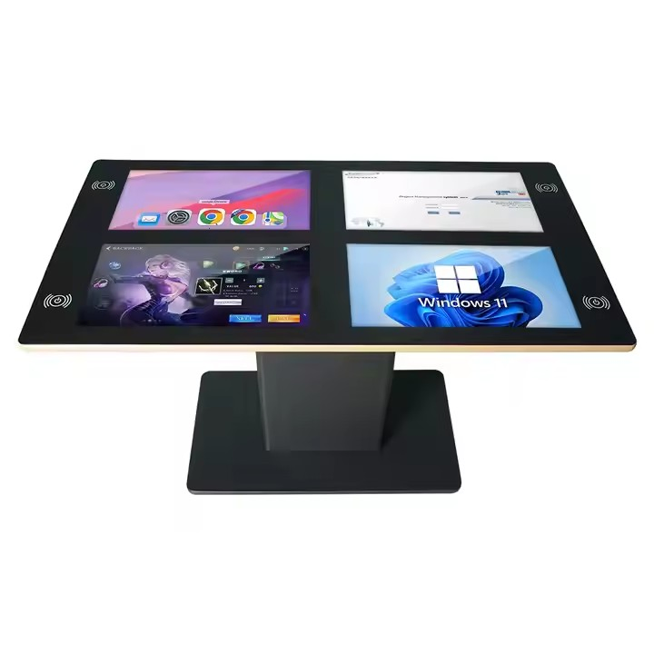 32 Inch Modern Restaurant Media Table Mult Function Smart Kiosk Advertising Kiosk Touch Screen Menu Display Touch Table