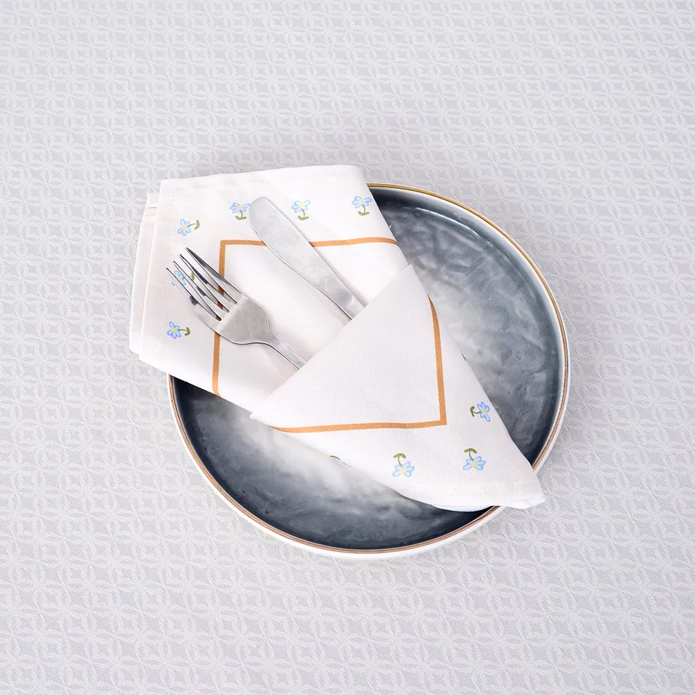 Customizable Comprehensive Printed Napkins for Dining Tables