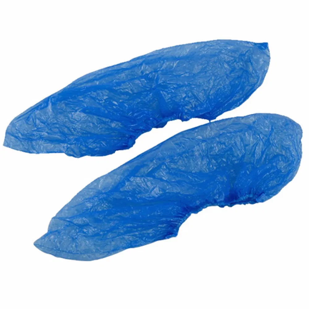 Polyethylene Dark Blue Disposable Shoe Covers