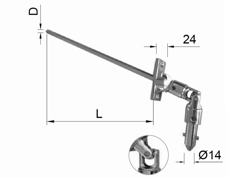 Brush Insert for Guide Rail