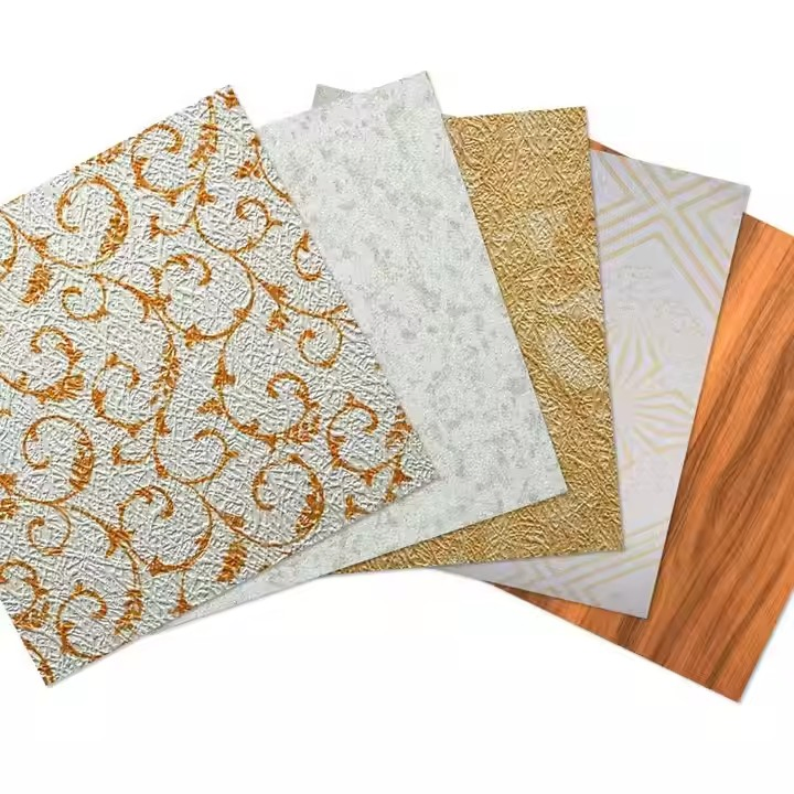 Shockproof Design & Integrated Ceiling & Heat Insulation & Waterproof PVC Gypsum Ceiling Tiles