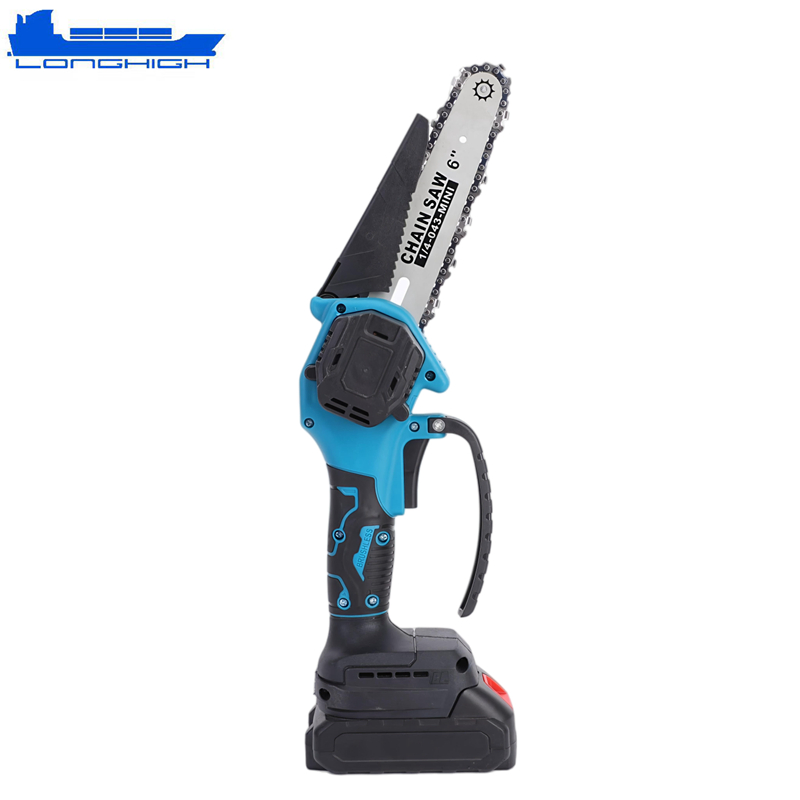 21V Lithium Battery Powered Chain Saw Mini Electric Chainsaw