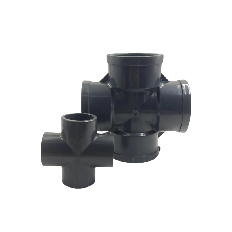 Impact Resistant PVC Four-Way for Smooth Flow and Durability