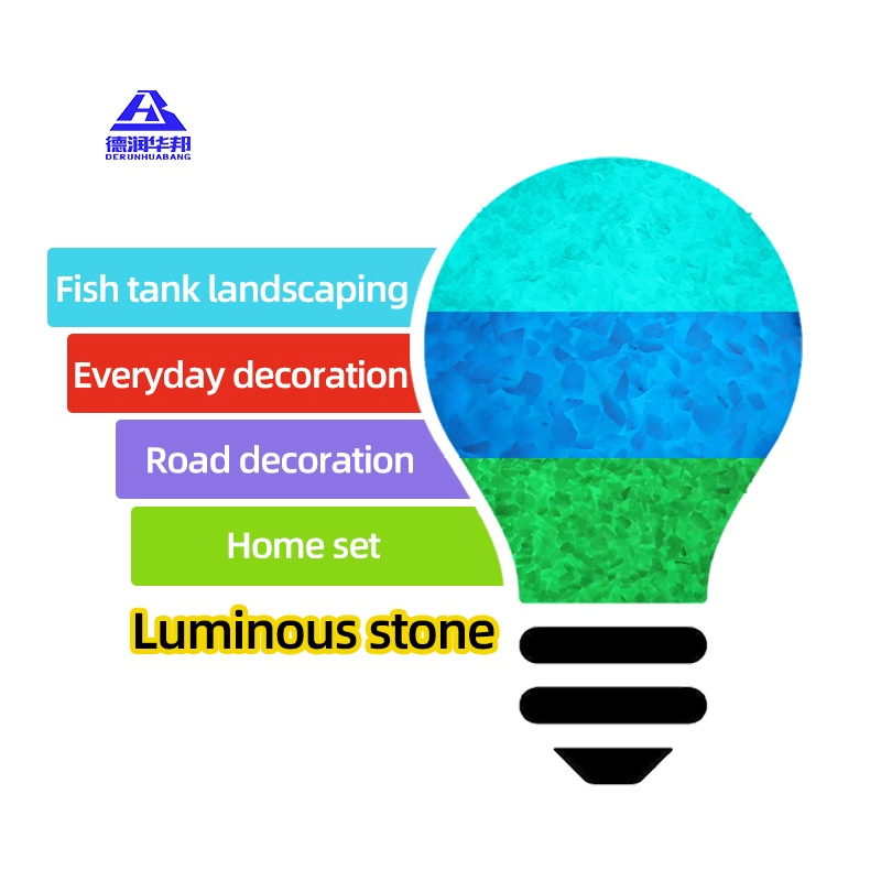 Glowing Resin Particle for Daily Decoration Design
