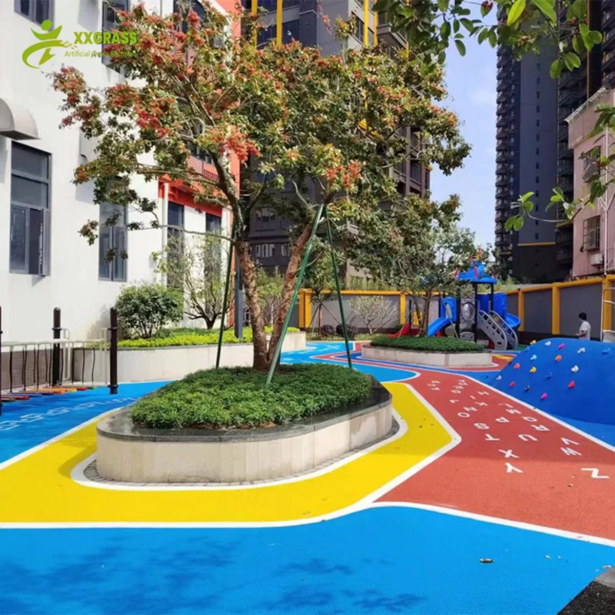 New Safety Recycled Colorful EPDM Rubber Granule for Rubber Flooring Surface or Playground Artificial Grass Infill