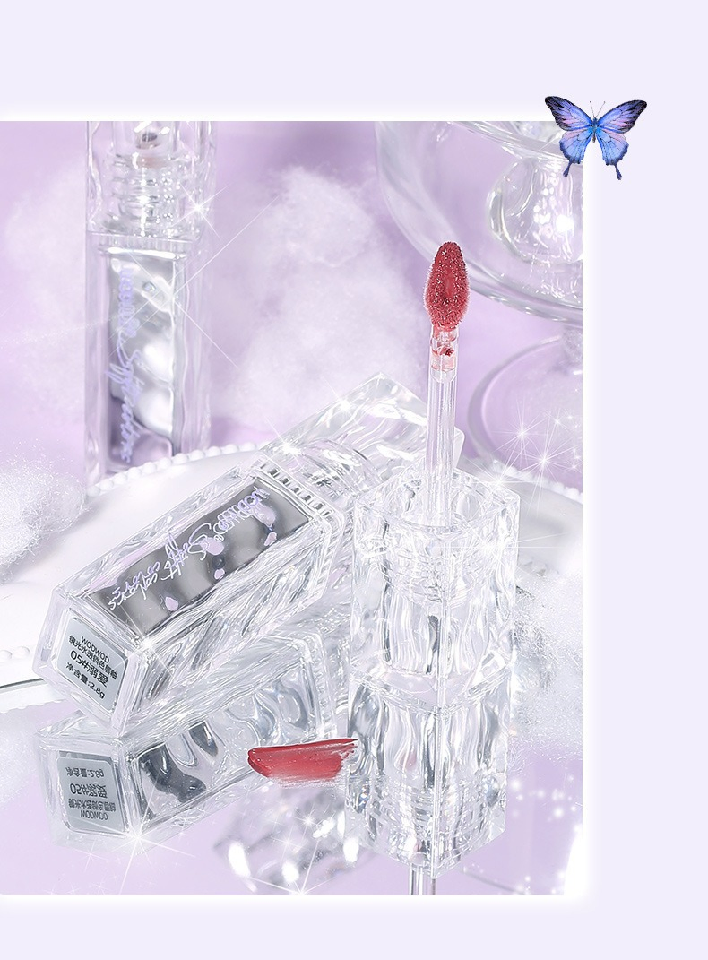 Жидкий тинт для губ Long Lasting Glossy Lip Gloss