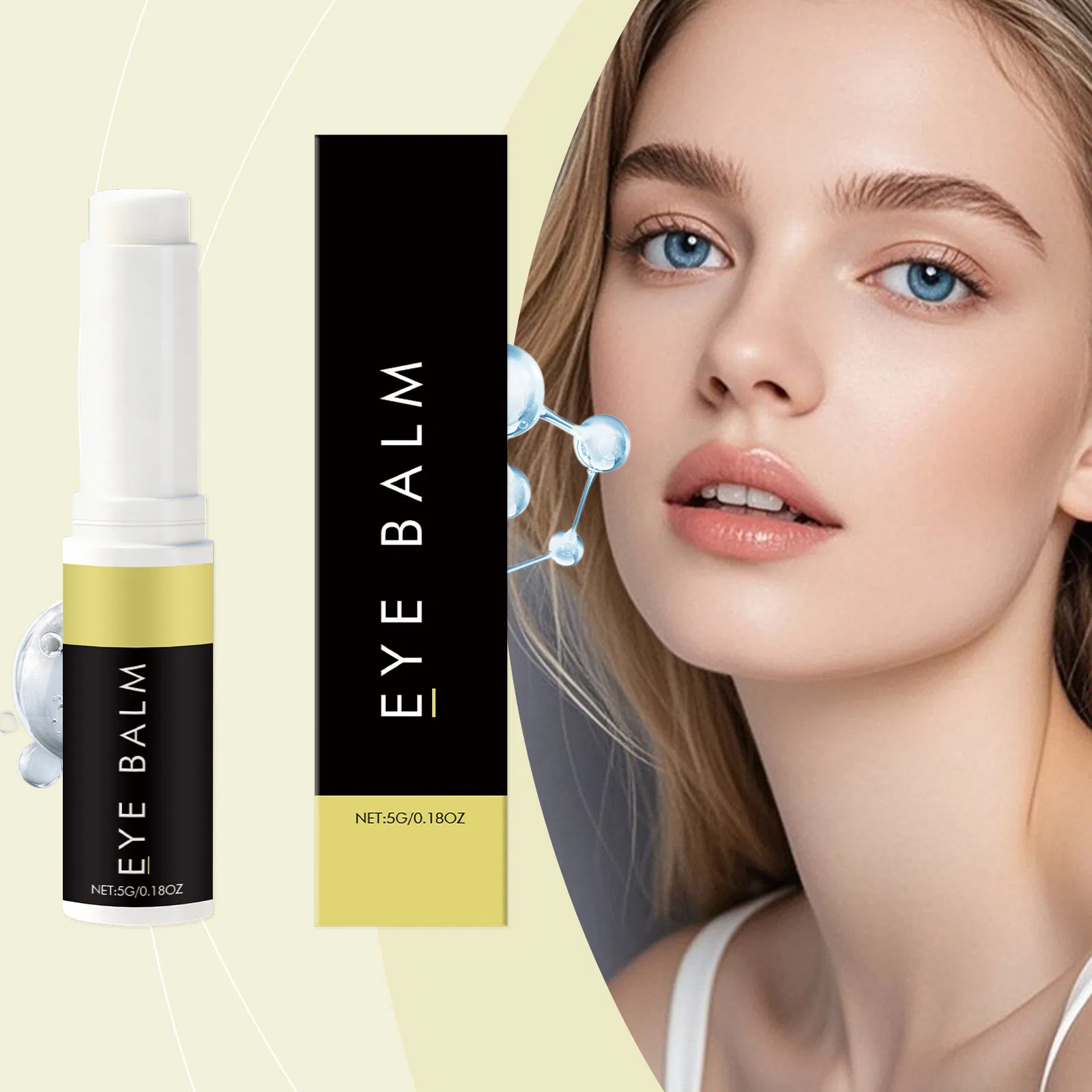 Organic Wrinkle Removal Multi Bounce Balm Eye Balm Moisturizing Anti-Wrinkle Eye Balm Stick