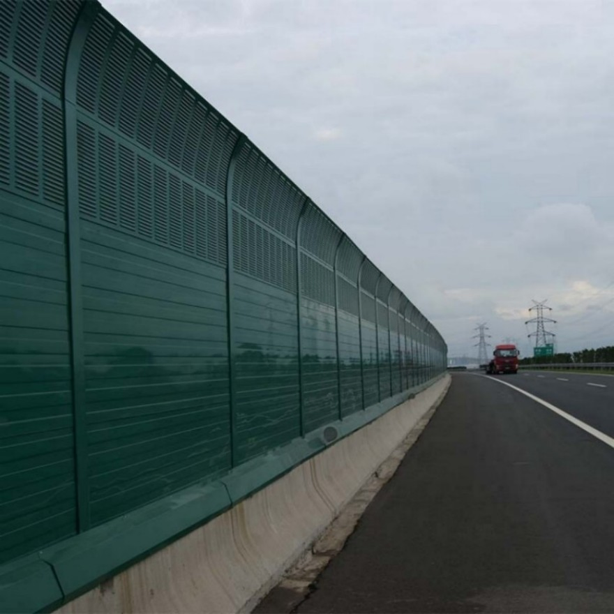 Manufacturer Designed High-Tech Aluminum Sound Proof Barrier Outdoor Highway Noise Reduction Fence