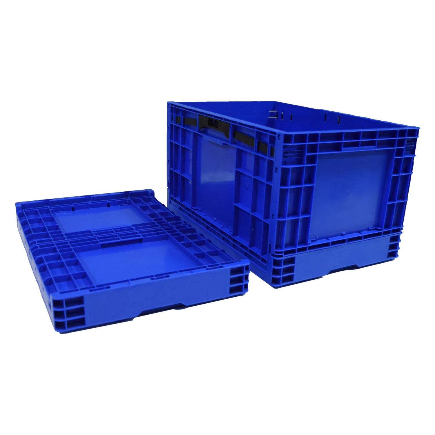 Outdoor Foldable EU Standard Plastic Turnover Box for Auto Parts and Logistics