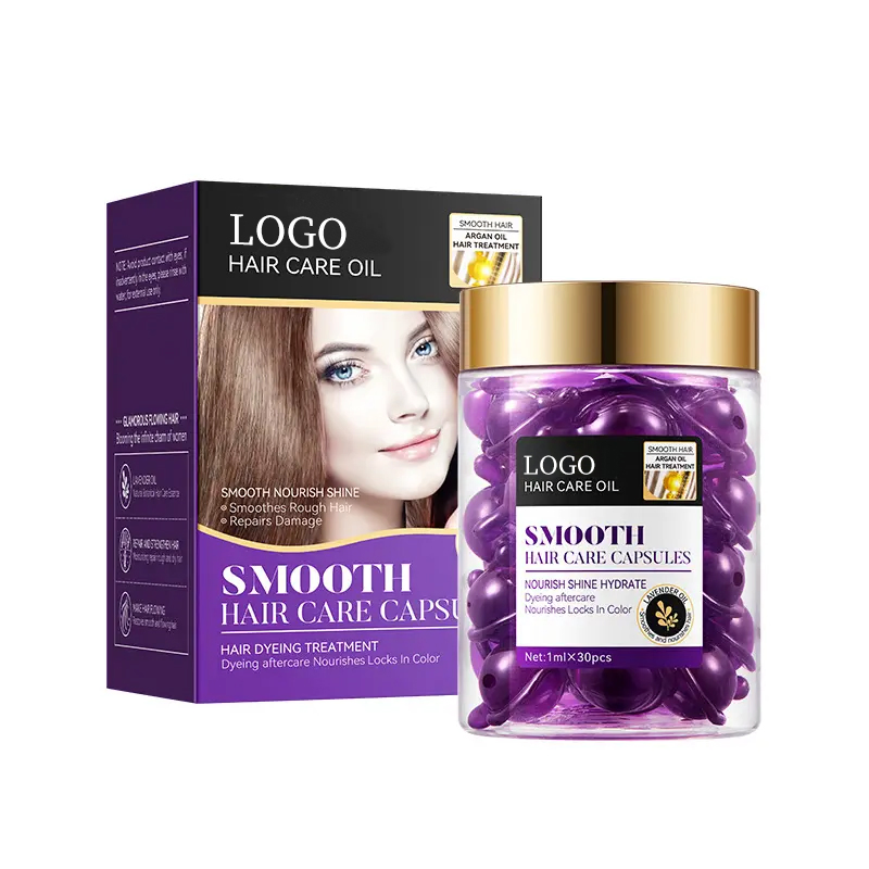Ditong Argan Oil Olive Smooth Care Capsules Smoothing Hydrates and Nourishes Hair