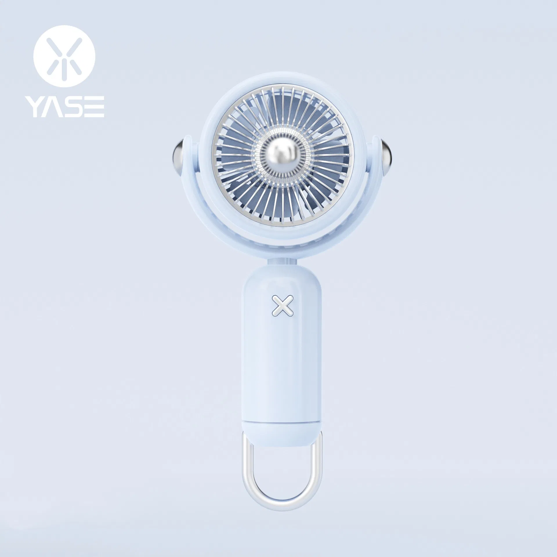 Rechargeable Air Circular Hand Fan Ventilador Portatil Stand Portable Foldable Mini Fan