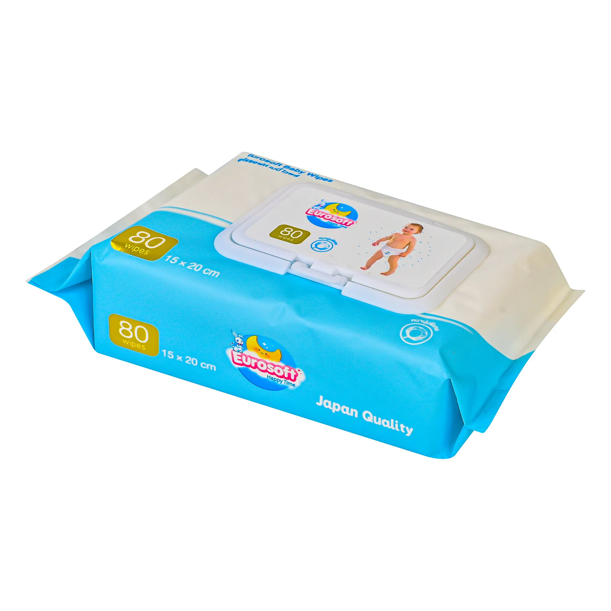 CE Certified Disposable Antibacterial Baby Hand and Face Wipe Custom Logo