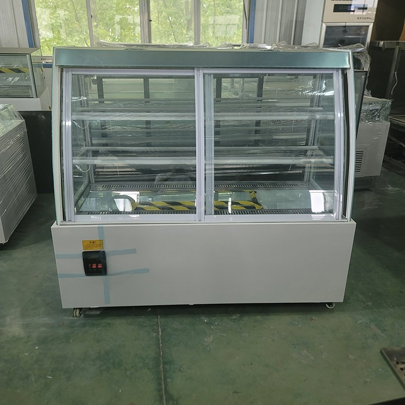 Verfical Cooler Cooking Baking Equipment Dessert Drink Cake Display Showcase