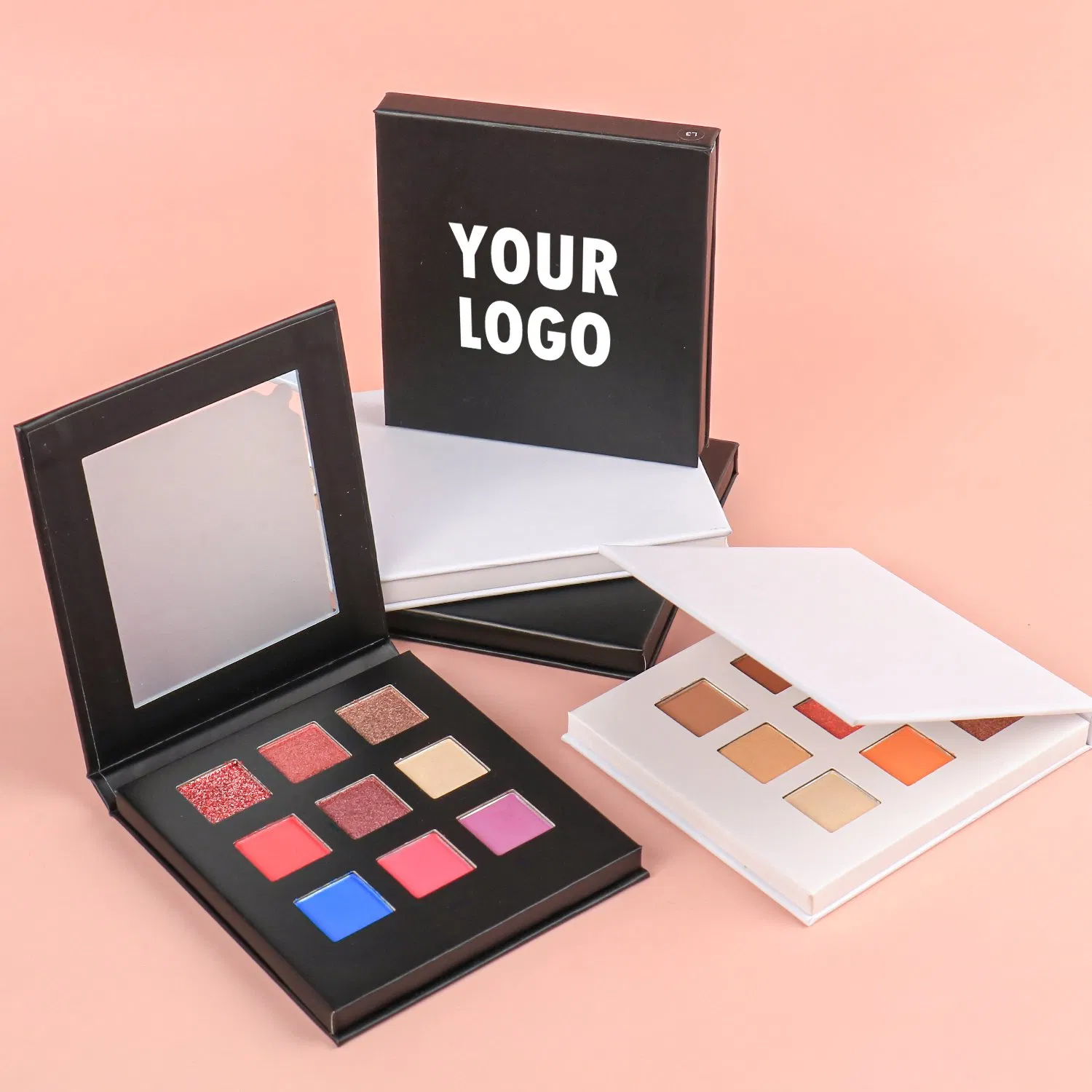 Customize Logo Black White High Quality Eye Shadow Palette
