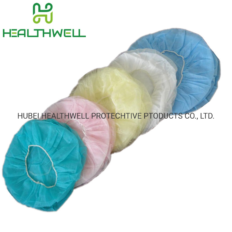 Disposable Bouffant Cap 10GSM Non Woven Materials