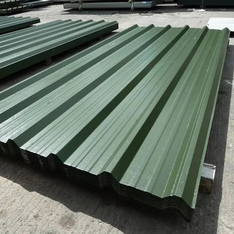 Colorful Zinc Coated PPGI Corrugated Hot Dipped Galvanized Steel Roofing Sheet with Low Prices