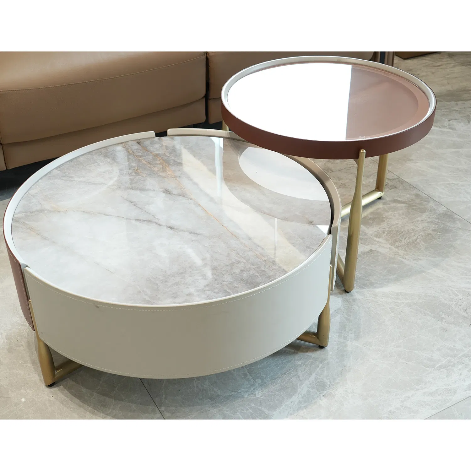 Luxury Customized Marble Table Countertop Kitchen Island Cabinets