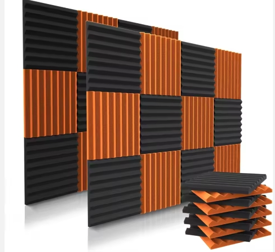 High Density Flame Retardant Wedge Sound Proof Wall Panels PU Acoustic Foam for Club KTV Hotel Music Recording