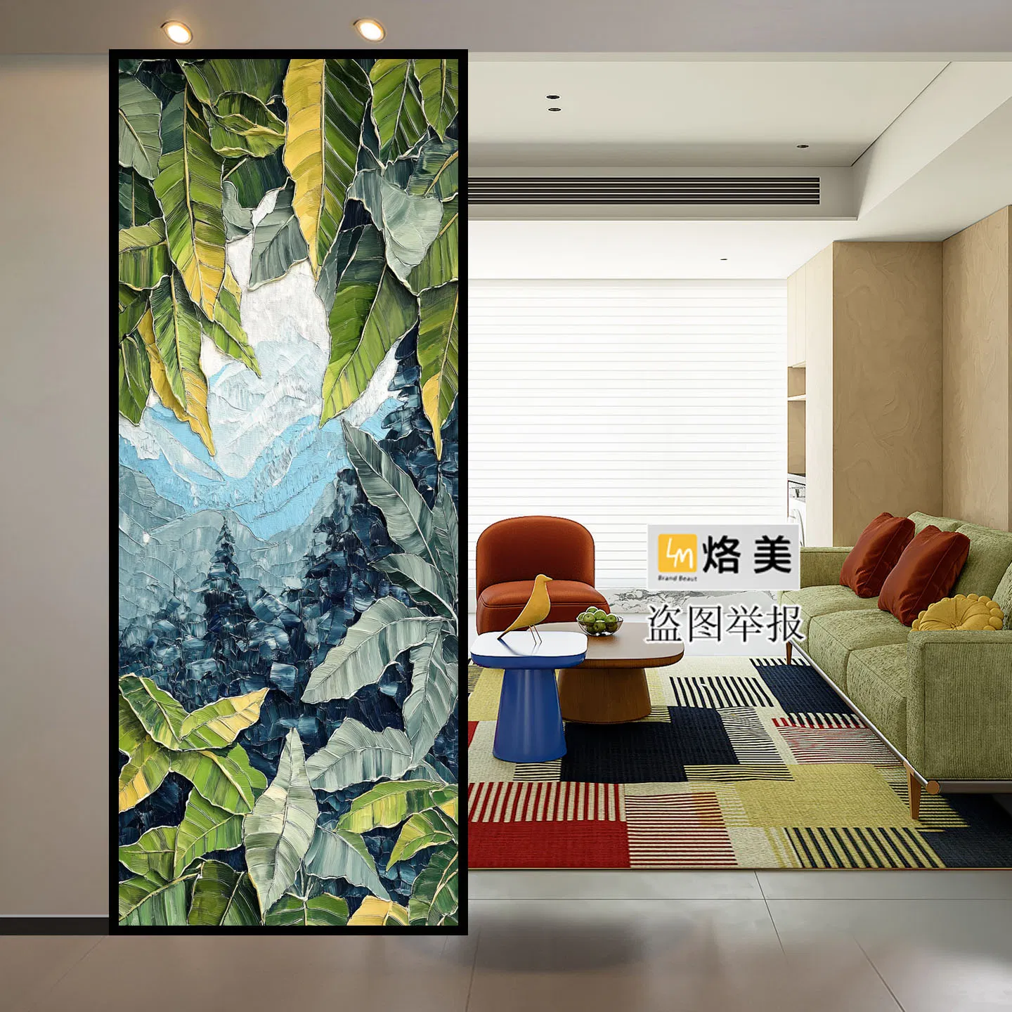 Art of Tempered Glasshalf-Wall Partition of The Restroomhome Living Room Screen Partition