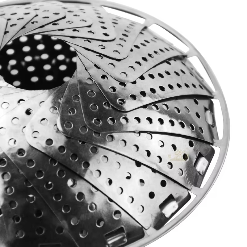 9 Inches Metal Folding Expandable Premium Stainless Steel Strainer
