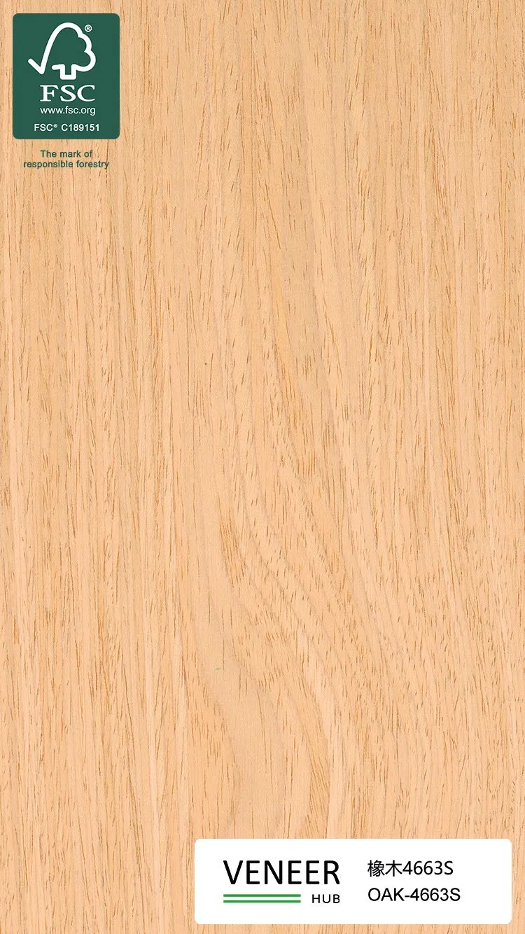 Recon Oak Wood Veneer Rolls for Architectural Projects