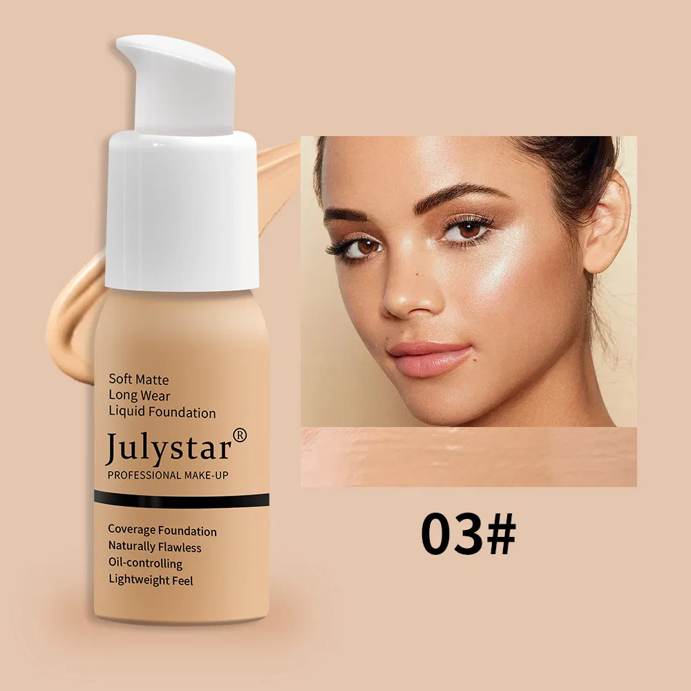 Make -up Moisturizing Foundation Foundation European and American Waterproof Long -Lasting Makeup and Obscure Liquid Foundation Liquid Beauty Wholesale