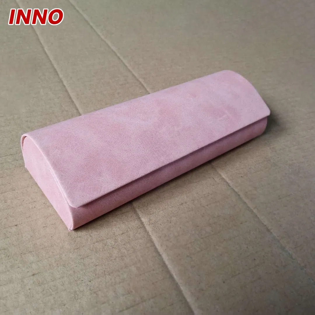 Inno-T195 P-R-a-D-a Luxury Handmade Hard Glasses Casae PU Leather Box for Spectacle and Eyewear, Custom Logo, Eco-Friendly