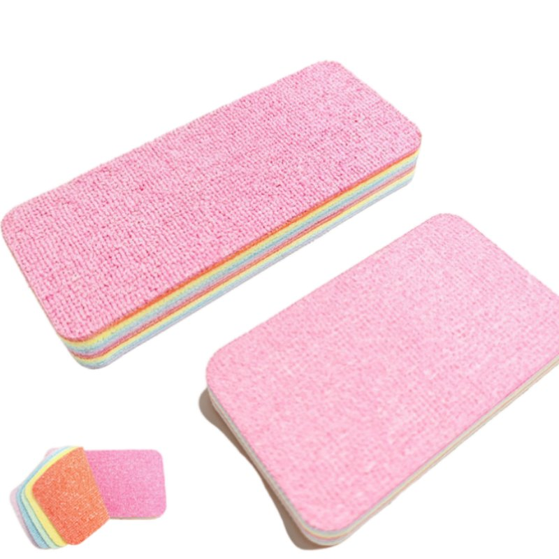 Rainbow Microfiber Cleaning Sponge: Eco Saver for Every Home