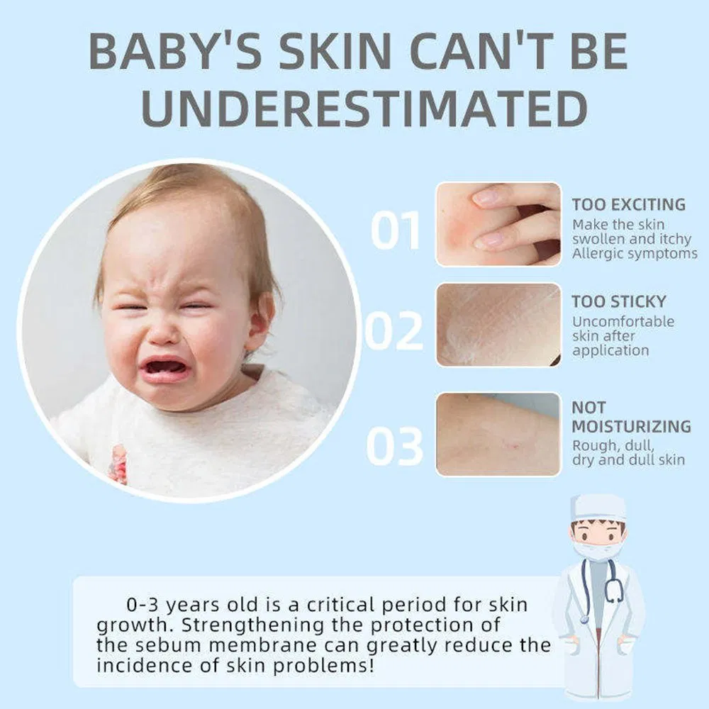 Soothing Cooling Kids Body Lotion Hydrating Moisturizing Itch-Relieving Smooth Skin-Friendly
