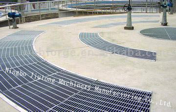 Galvanized Outdoor Drainage Pit Covers, Floor Drain From Steel Grating
