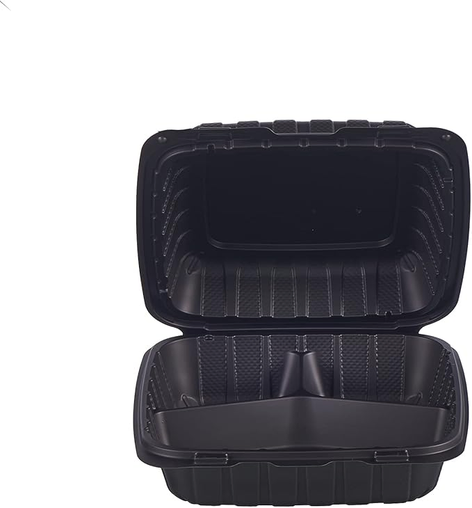 Eco-Friendly Mfpp Hinged Lid Takeaway Box for Pizza and Sandwiches