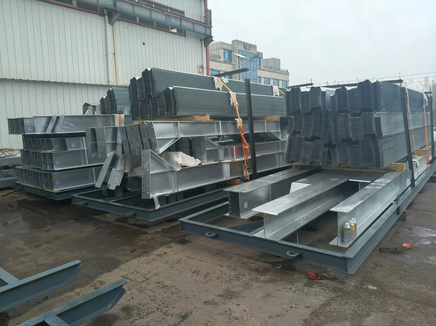 Three Story Steel Staircase and Ramps/Easy to Install/Good Quality Low Cost