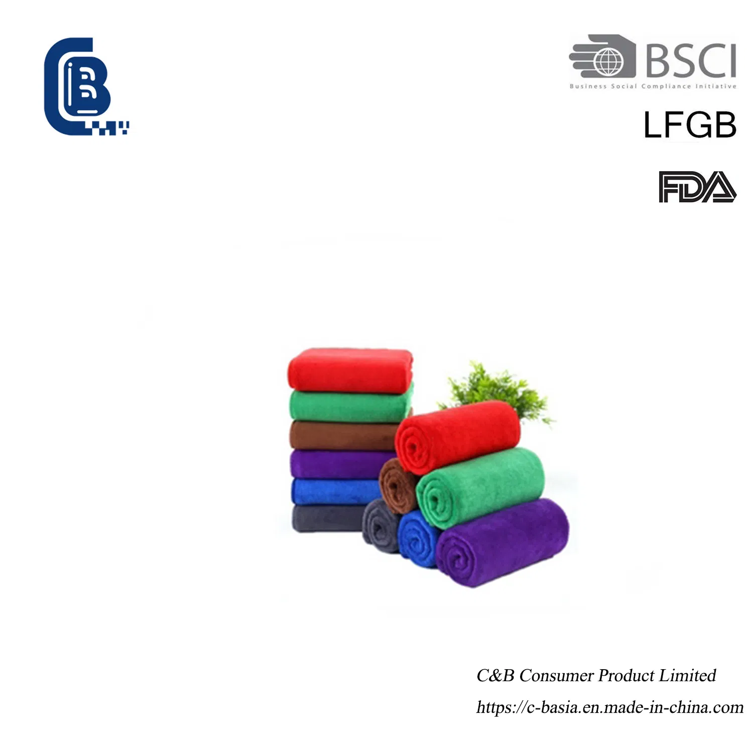 Quick-Drying Microfiber Bath Towels with High Water Absorption