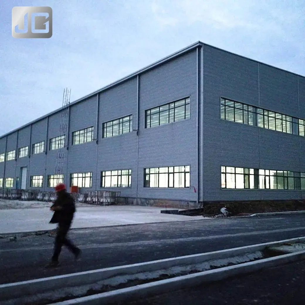 Steel Prefabricated H Beams Columns Structure Building with Insulation Materials