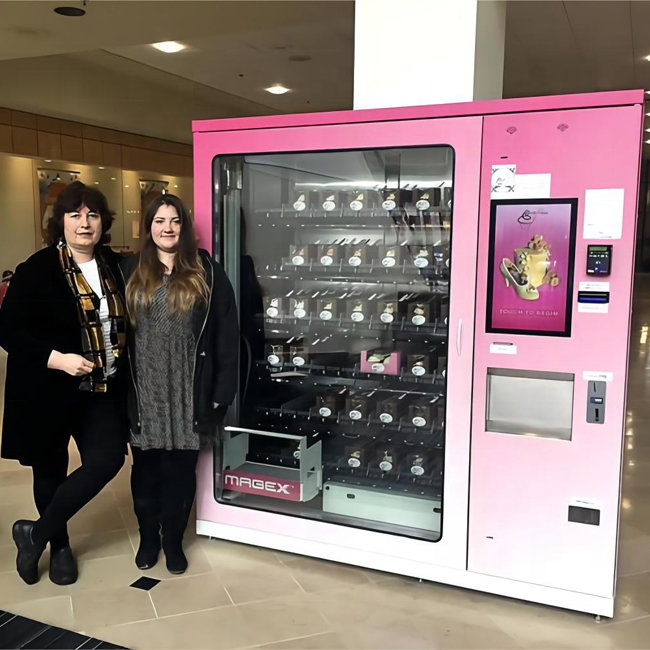 Upus European Smart Snack and Drink Combo Food Vending Machine for Sale