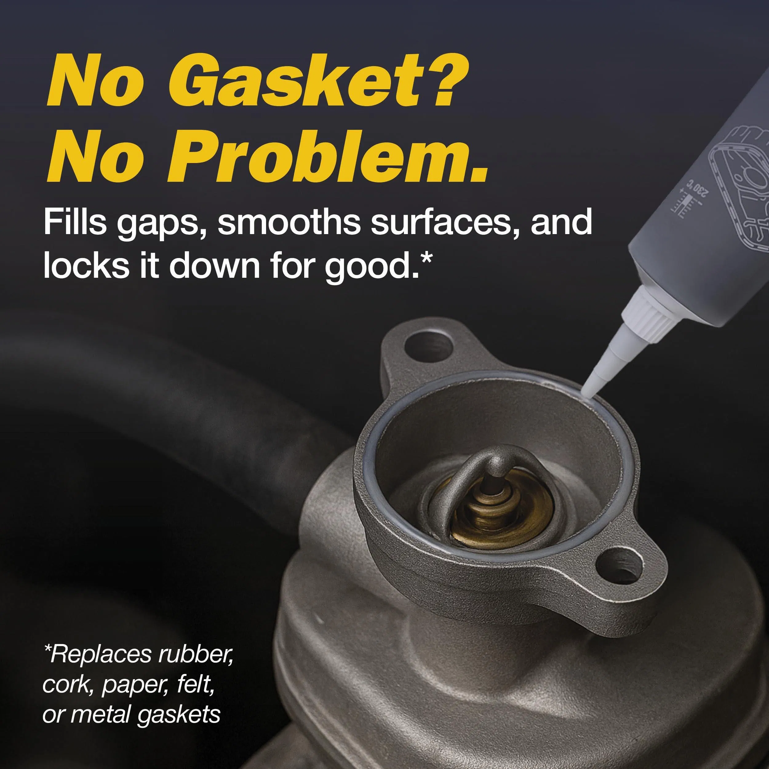 Henkseal® Gakset Maker Silicone Sealant Paste for Engines 230 Degrees Adhesive