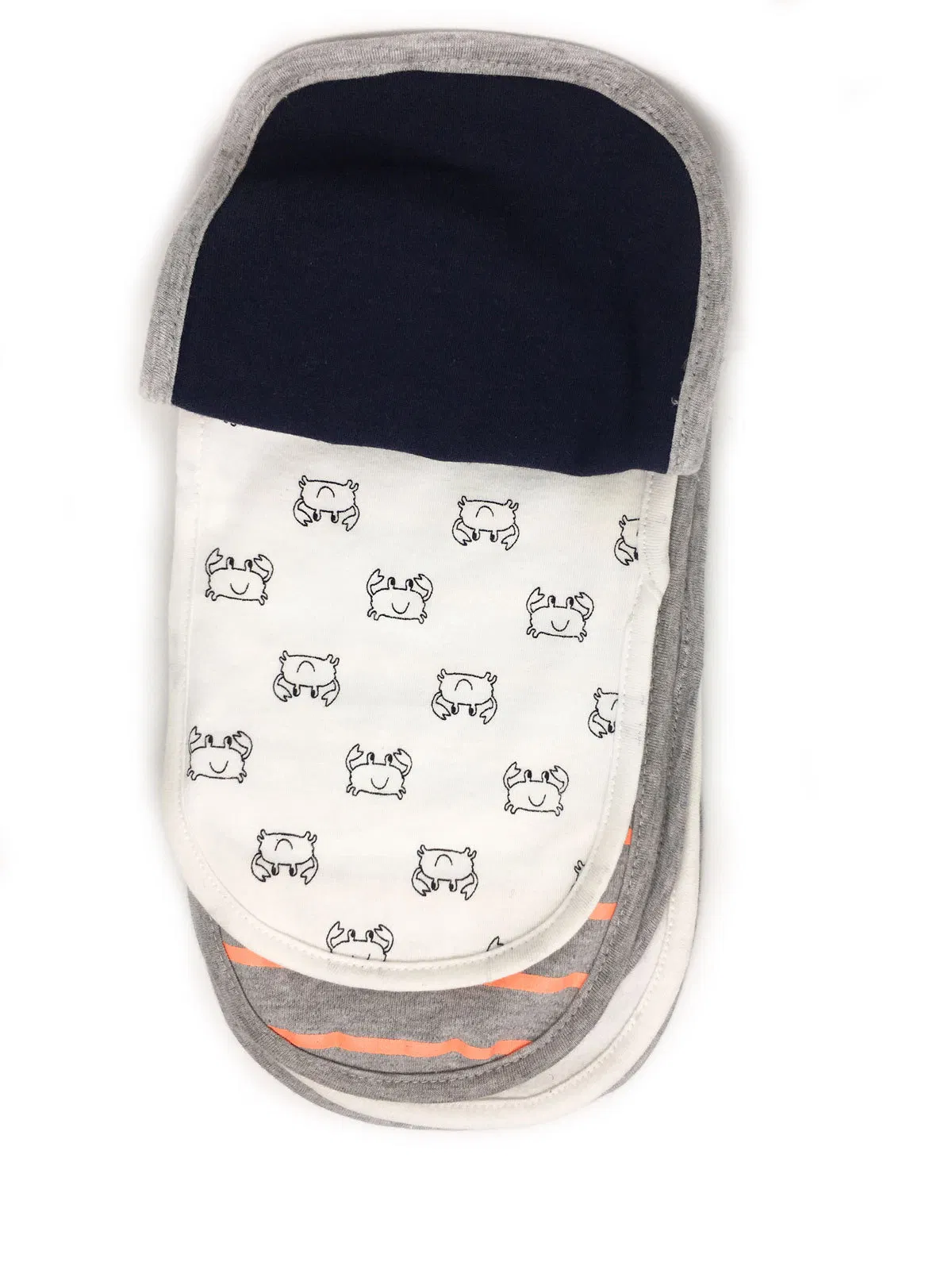 China Factory OEM Custom Design Printed Cotton Jersey Baby Towel Baby Burp Cloths Newborns Burping Rags