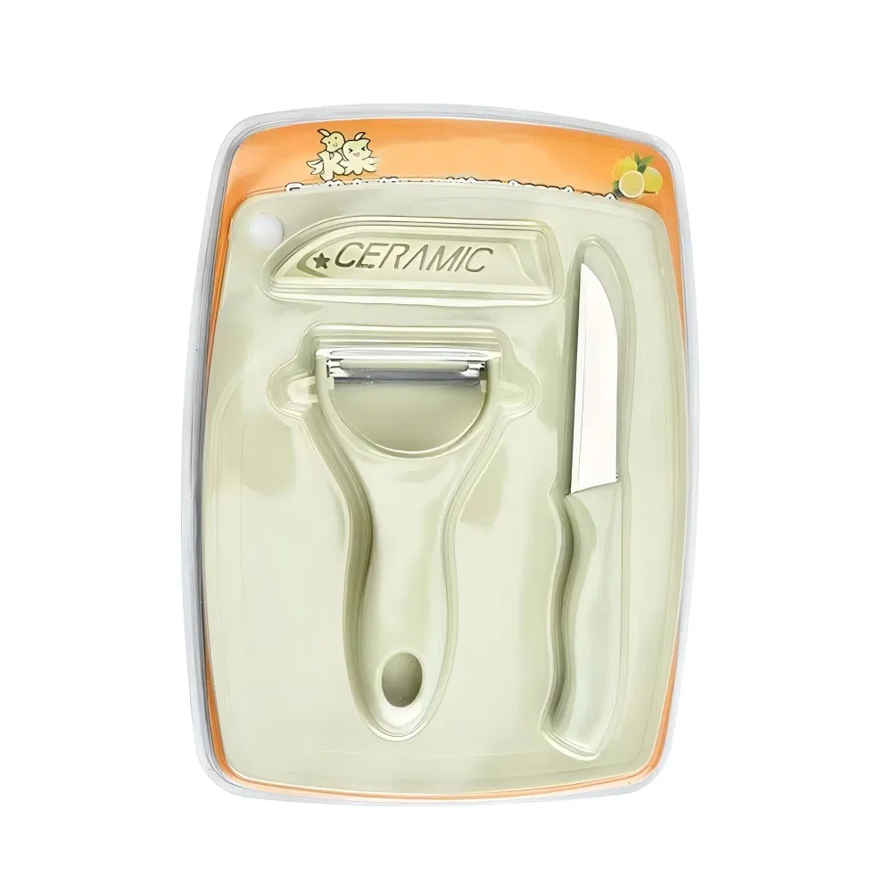 Versatile 3 in 1 Kitchen Knife Set with Cutting Board