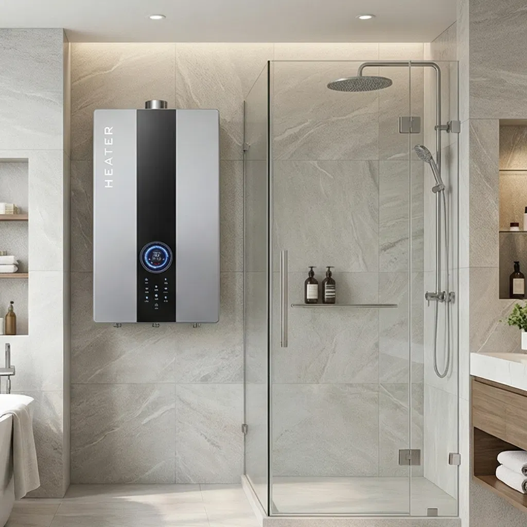 Silver Gas Wall-Hung Boiler Featuring 10m Copper Wire OEM Support